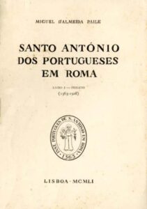 SANTO ANTONIO DOS PORTUGUESES EM ROMA