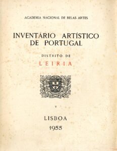 INVENTARIO ARTISTICO DE PORTUGAL. Distrito de Leiria