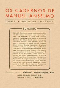 CADERNOS DE MANUEL ANSELMO
