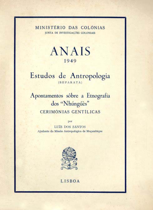 APONTAMENTOS SOBRE A ETNOGRAFIA DOS NHUNGUES