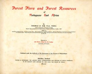 FOREST FLORA AND FOREST RESOURCES OF PORTUGUESE EAST AFRICA