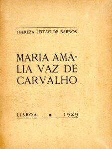 MARIA AMALIA VAZ DE CARVALHO
