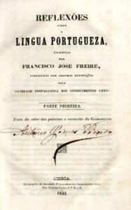 REFLEXOES SOBRE A LINGUA PORTUGUESA