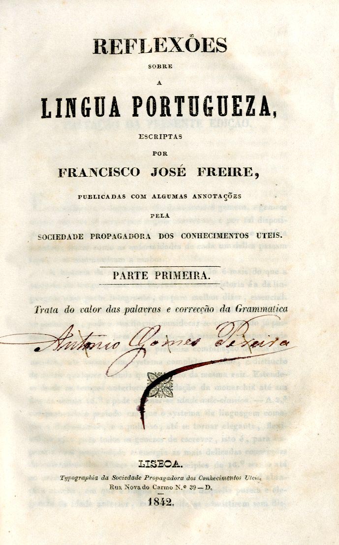 REFLEXOES SOBRE A LINGUA PORTUGUESA