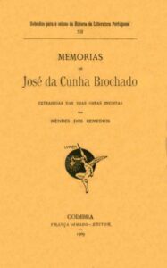 MEMORIAS DE JOSE DA CUNHA BROCHADO