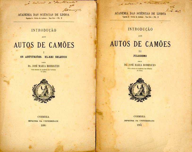 INTRODUÇAO AOS AUTOS DE CAMOES
