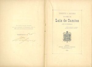 CONCEITOS E MAXIMAS DO POEMA DE LUIS DE CAMOES OS LUSIADAS