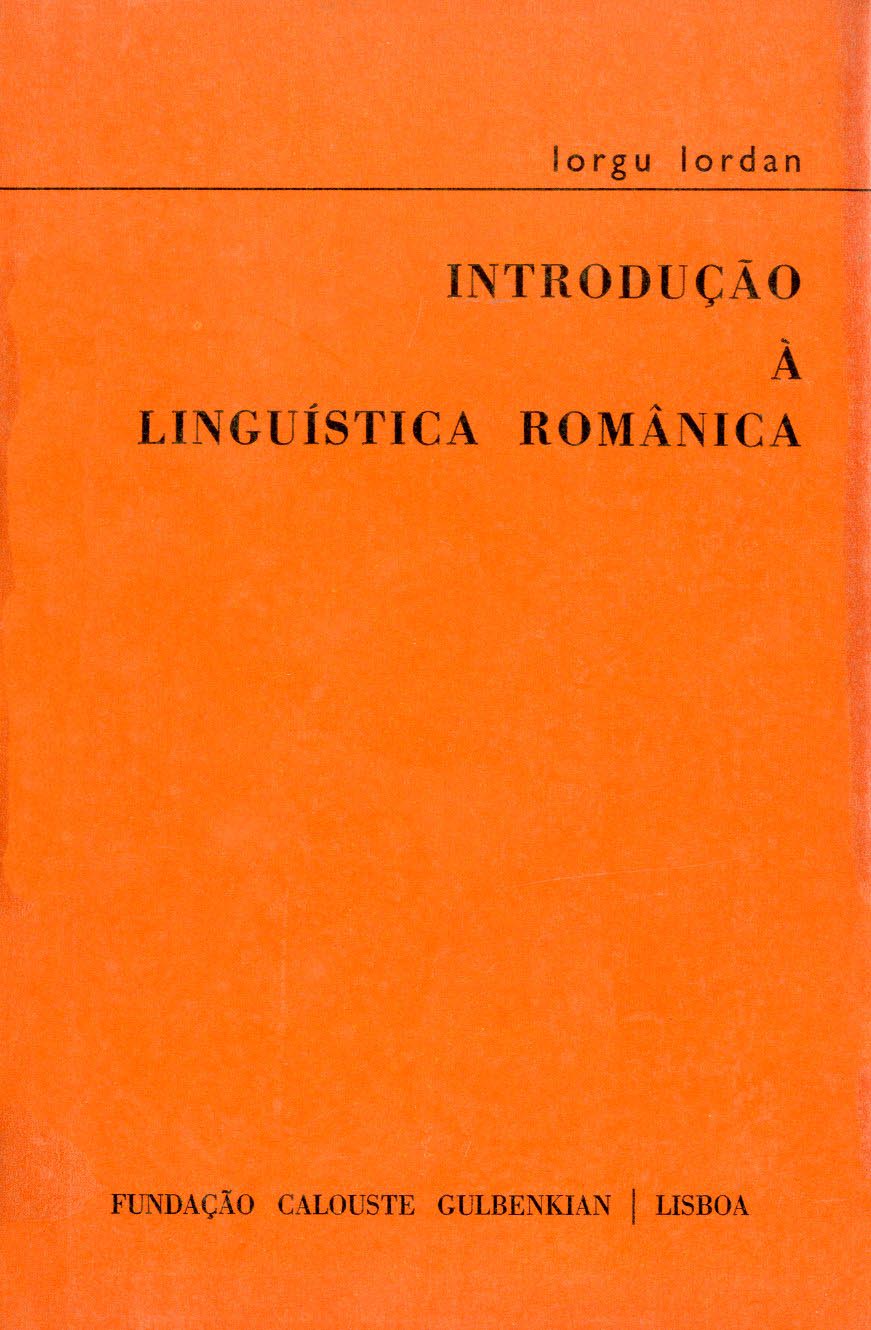 INTRODUÇAO A LINGUISTICA ROMANICA