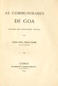 COMUNIDADES DE GOA
