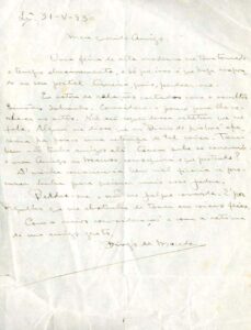 CARTA AUTOGRAFA