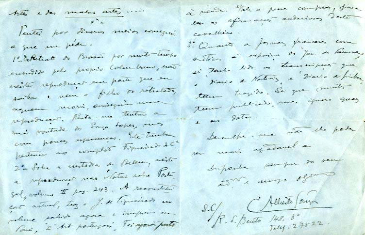 CARTA AUTOGRAFA