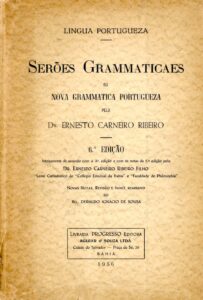 SEROES GRAMATICAIS OU NOVA GRAMATICA PORTUGUESA