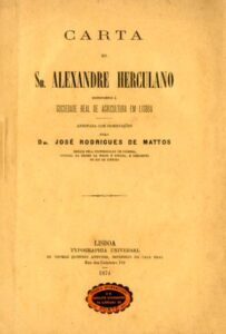 CARTA DO SENHOR ALEXANDRE HERCULANO