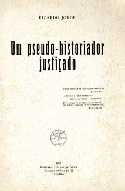UM PSEUDO HISTORIADOR JUSTIÇADO
