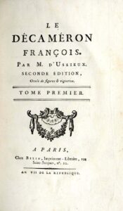 DECAMERON FRANÇOIS