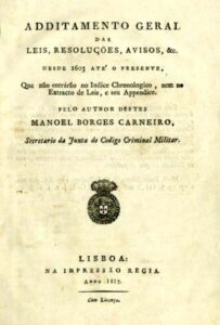 ADITAMENTO GERAL DAS LEIS RESOLUÇOES AVISOS &c. DESDE 1603 ATE O PRESENTE | EXTRACTO DAS LEIS AVISOS PROVISOES ASSENTOS E EDITAIS