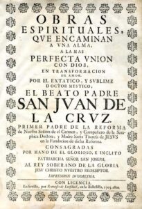 OBRAS ESPIRITUALES QUE ENCAMINAN A UNA ALMA A LA MAS PERFECTA UNION CON DIOS EN TRANSFORMACION DE AMOR