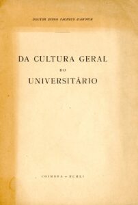 DA CULTURA GERAL DO UNIVERSITARIO