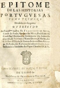 EPITOME DE LAS HISTORIAS PORTUGUESAS