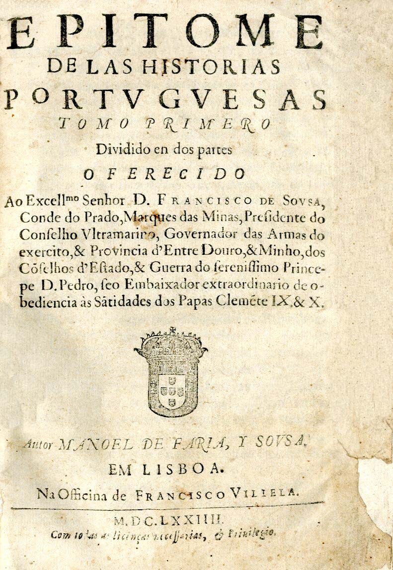 EPITOME DE LAS HISTORIAS PORTUGUESAS