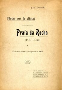 NOTES SUR LE CLIMAT DE PRAIA DA ROCHA