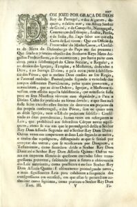 Carta de Lei por que Vossa Magestade he servido declarar por nulas abusivas e de nenhum efeito as Consolidaçoes do