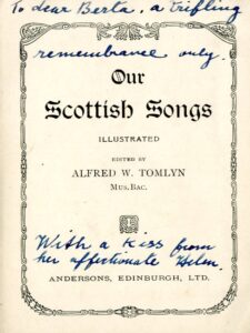 OUR SCOTTISH SONGS