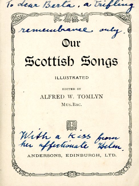 OUR SCOTTISH SONGS