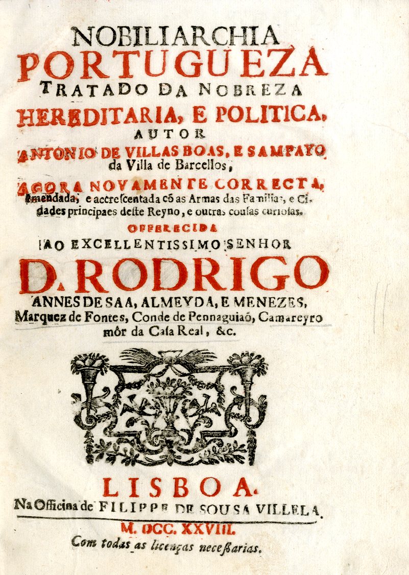 NOBILIARQUIA PORTUGUESA