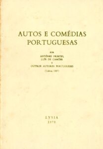 PRIMEIRA PARTE DOS AUTOS E COMEDIAS PORTUGUESAS