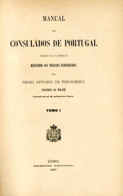 MANUAL DOS CONSULADOS DE PORTUGAL