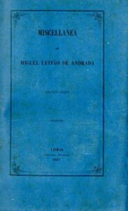 MISCELANEA DE MIGUEL LEITAO DE ANDRADA