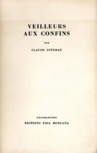 VEILLEURS AUX CONFINS