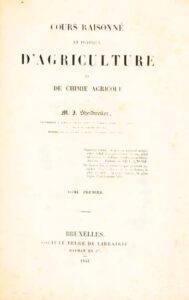 COURS RAISONNE ET PRATIQUE D'AGRICULTURE ET CHIMIE AGRICOLE
