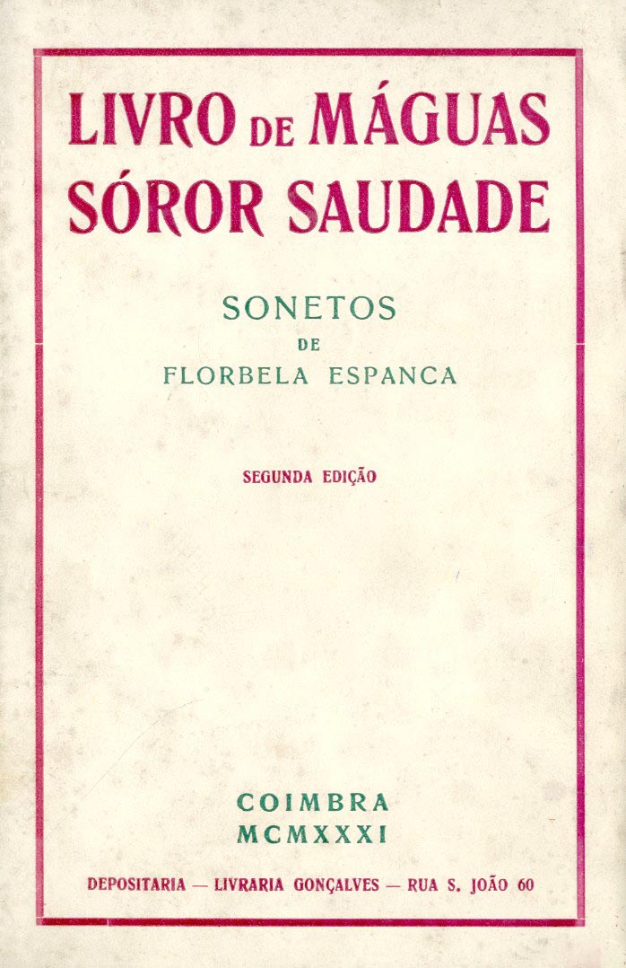 LIVRO DE MAGUAS. LIVRO DE SOROR SAUDADE