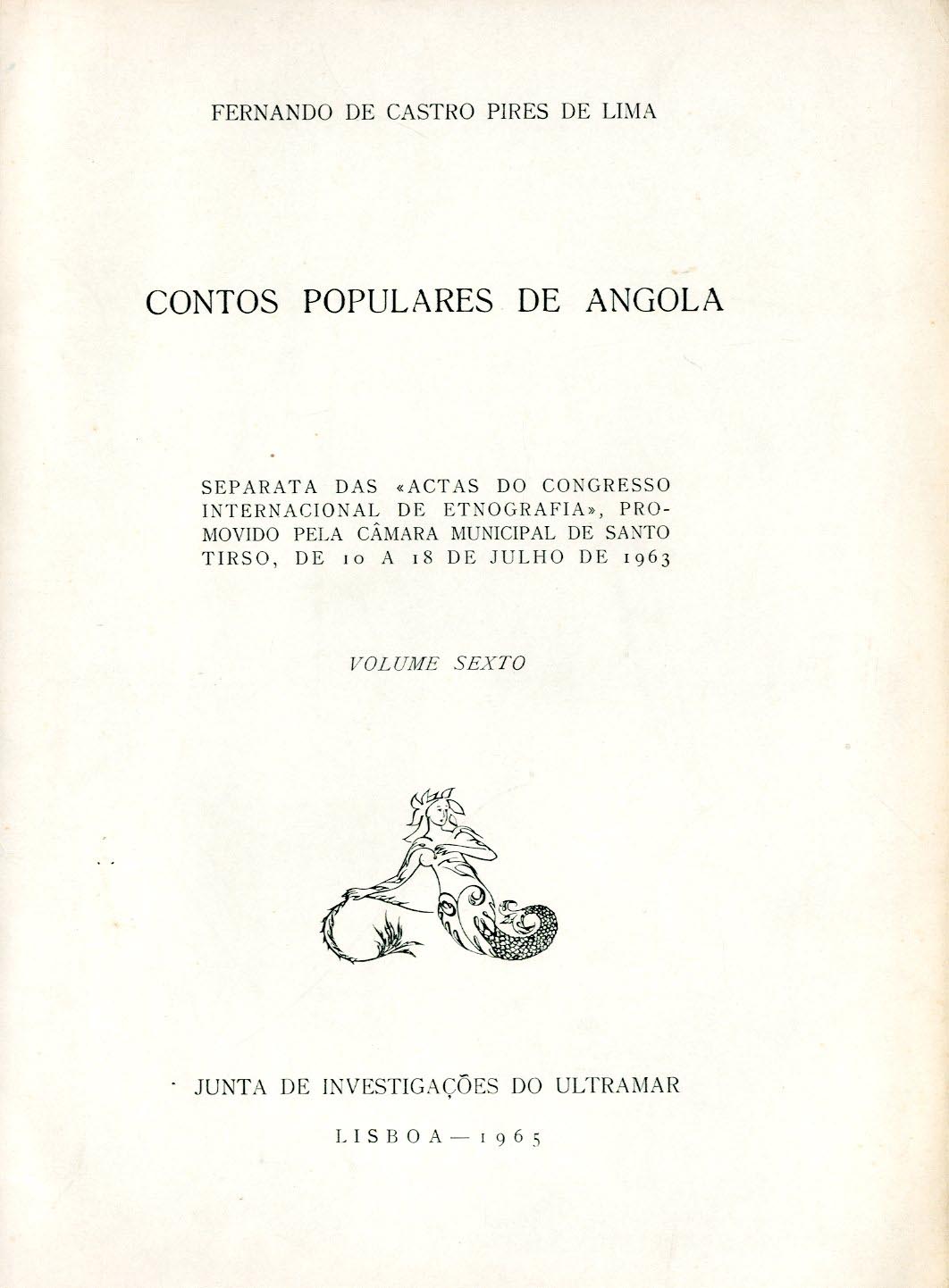 CONTOS POPULARES DE ANGOLA