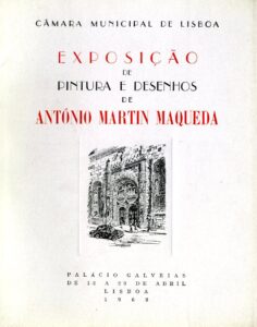 EXPOSIÇAO DE PINTURA E DESENHOS DE ANTONIO MARTIN MAQUEDA