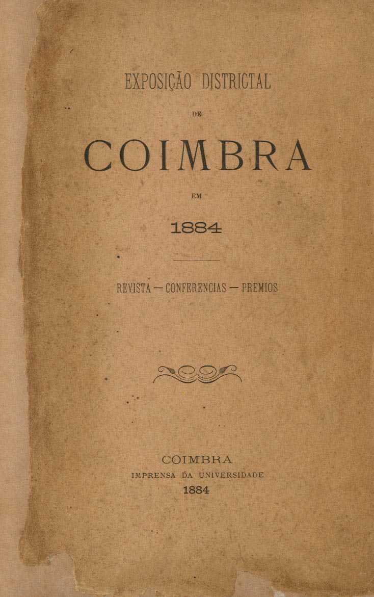 EXPOSIÇAO DISTRITAL DE COIMBRA EM 1884