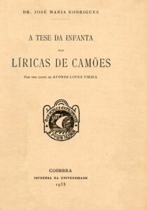 TESE DA INFANTA NAS LIRICAS DE CAMOES