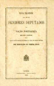 MANUAL PARLAMENTAR PARA USO DOS SENHORES DEPUTADOS DA NAÇAO PORTUGUESA
